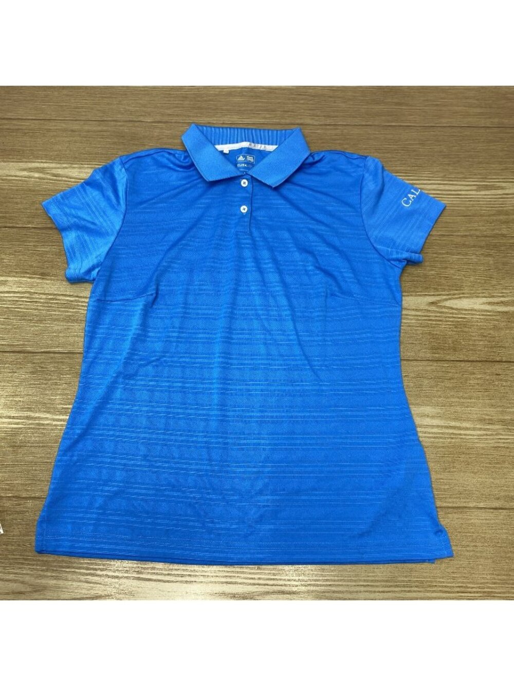 Adidas Women's Polo Shirt Climatlite Short Sleeve Golf Top Collared Size M